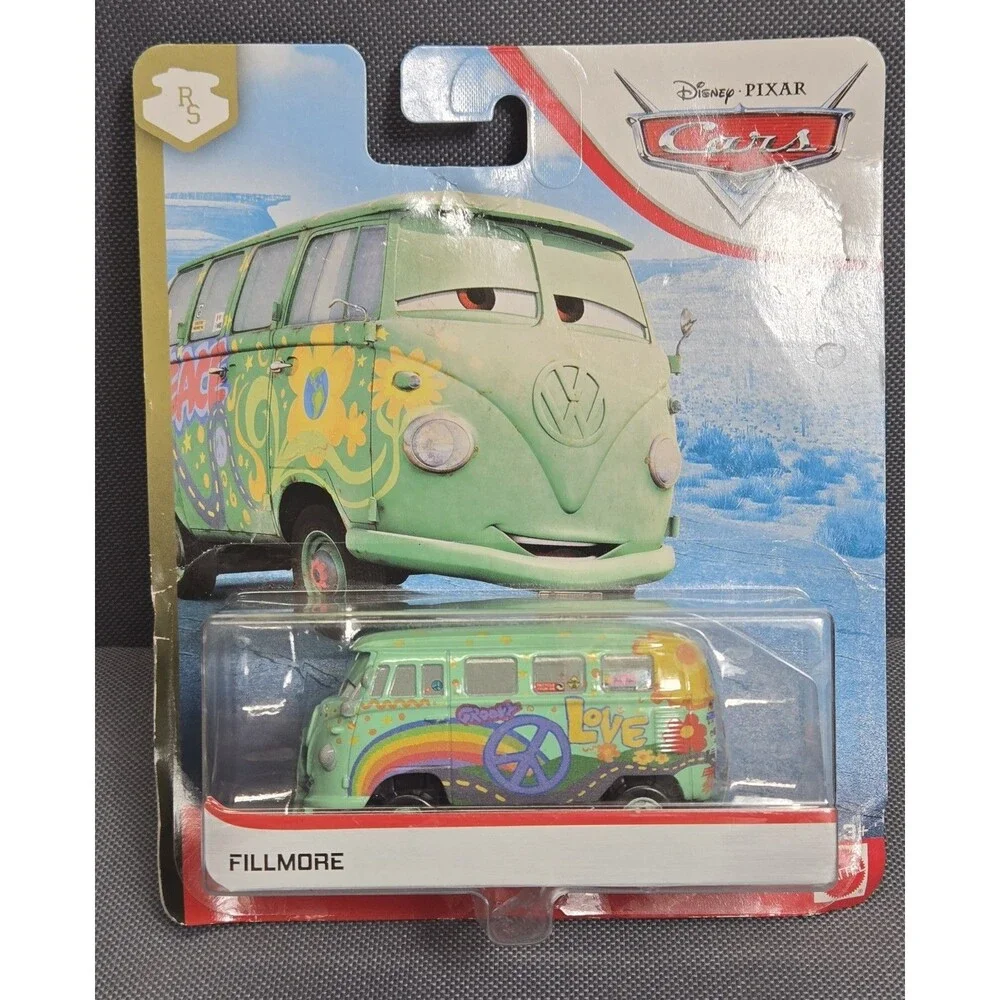 Disney Pixar Cars Fillmore Diecast Lot of 3 - Mattel 1:55 Race Team